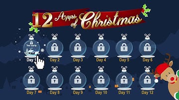 12 Apps of Christmas promo - Motion Graphics