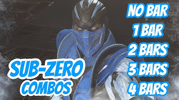 INJUSTICE 2 - SUB-ZERO COMBOS!