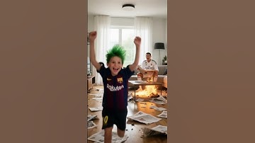 Eles tiveram que mandar o filho de Messi para Marte... #ronaldo #futebol  #messi #neymar