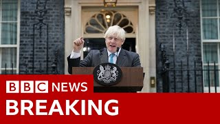 Boris Johnson’s farewell speech as UK prime minister - BBC News