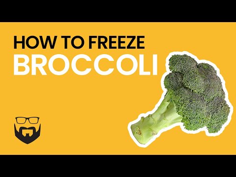 Video: How To Freeze Broccoli For The Winter