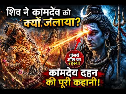 शिव ने कामदेव को भस्म क्यों किया? | शिव की तीसरी आँख का सबसे बड़ा रहस्य|#shortsviral#mahadev