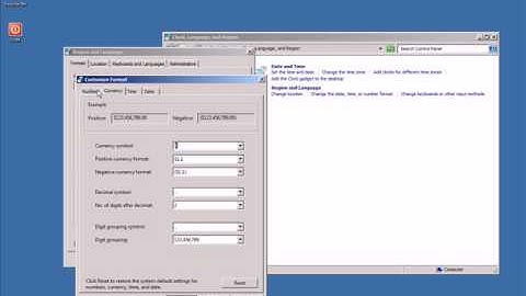 Persiapan Instalasi Program Armadillo Simpan Pinjam, Cara Mengubah Regional Setting