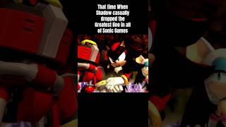 That Time When Shadow Casually Dropped The Greatest Line In All Of Sonic Games