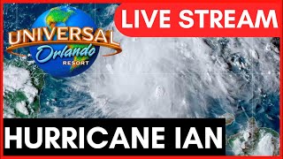🔴Live: Universal Orlando Resort during Hurricane Ian | My first live stream