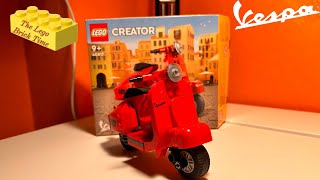 Lego Creator 40517 Vespa - Speed Build - The Lego Brick Time