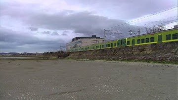8300 & 8510 class Dart trains - Booterstown Coast