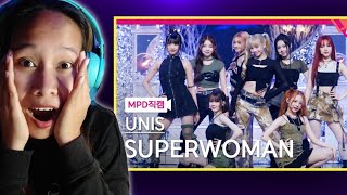 UNIS "SUPERWOMAN" | FIRST TIME REACTION