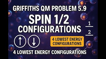 Griffiths QM-probleem 5.9 (Deel 1) | Spin-½-deeltjes: configuraties met de laagste energie