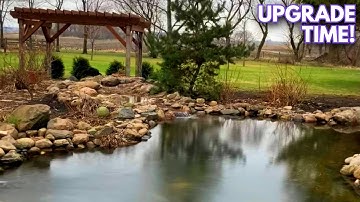 Adding a WETLAND FILTER & INTAKE BAY to an Existing Pond 💦