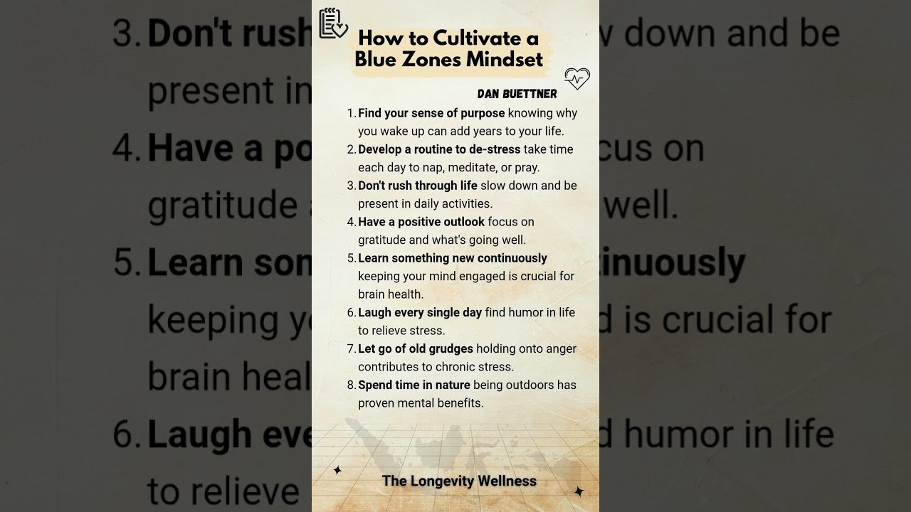 How to Cultivate a Blue Zones Mindset    Dan Buettner