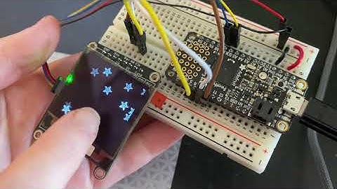 Grayscale OLED STEMMA QT display breakout