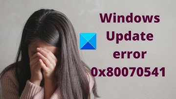 Fix Windows Update error 0x80070541 on Windows 10