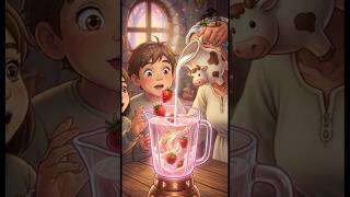 Magical Strawberry World 🍓✨ | Kids Islamic Stories | Subscribe#islamickidsstories #shortvideo