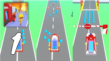 Fireman Run: Save The City Gameplay Walkthrough #1 (Android, IOS)