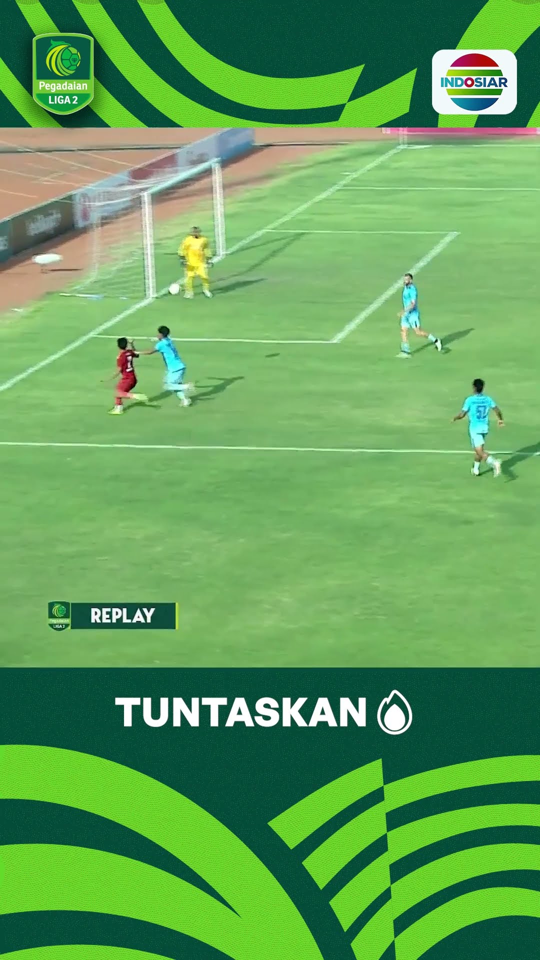 TUNTAS! Setelah kaki kiri belum berhasil, coba lagi dengan kaki kanan #shorts #liga2