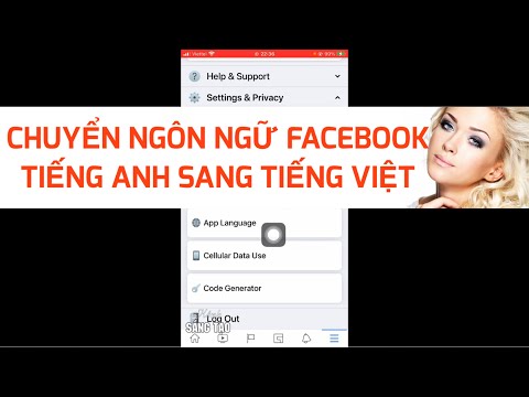Video Chuyển ngôn ngữ Facebook từ tiếng Anh qua Tiếng Việt... - youtube