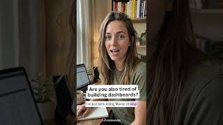 Build dashboards with Maven AI