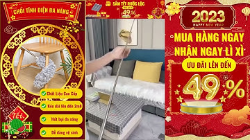 Chổi Tĩnh điện Kéo Dài 2m8 - Dọn Nhà Đón Tết Chưa Bao Giờ Dễ Dàng Đến thế