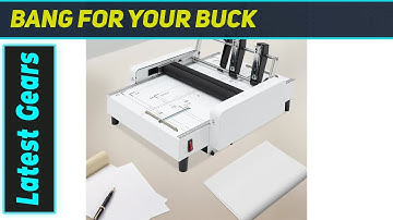 Hteedy A3 Folding Binding Machine: The Ultimate Booklet Maker for Office & Home