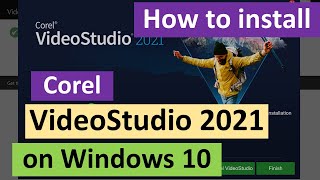 How to Install Corel VideoStudio 2021 on Windows 10 screenshot 2