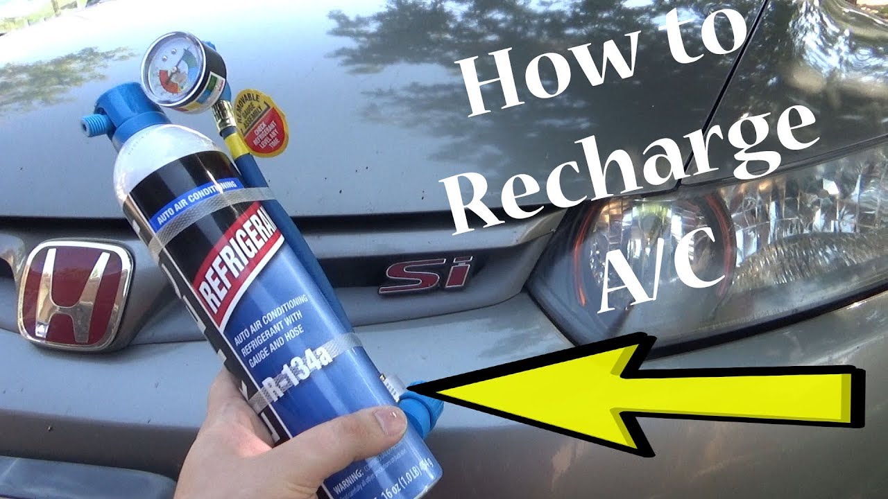 06-11 Civic Si | How To Recharge A/C System!