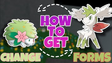 How to get Shaymin and change its form in Pokemon Brick Bronze