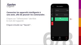 Garden Lights Plus | Créer une zone