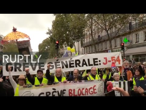 LIVE: ‘Yellow Vests’ protesters take to the streets of Paris
