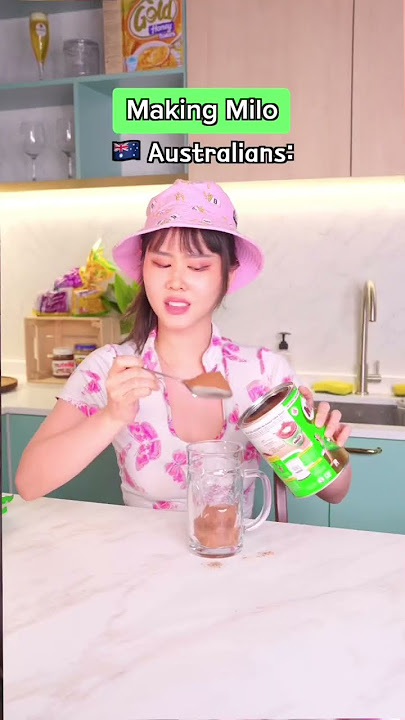 How Australians drink MILO VS the rest of the world