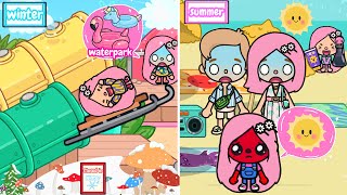 My Sister Changed My Sunscreen, So My Skin Turned Red From Sunburn | Toca Life Story | Toca Boca