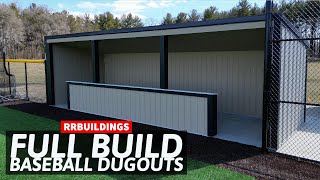 FULL Build New #Baseball Dugouts Start to Finish