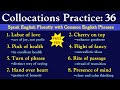 Nounnoun collocations  learn english collocations  easy english speaking  fluent english