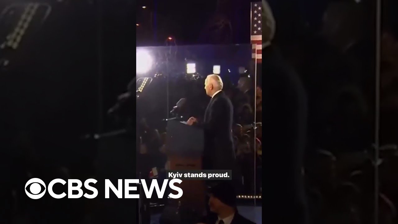 Biden says Ukrainian capital of Kyiv “stands free” ahead of 1-year mark of Russian invasion 