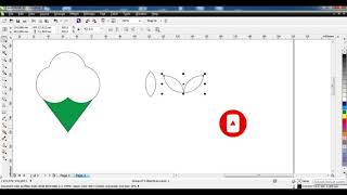 Tutorial membuat padi dan kapas di corel draw