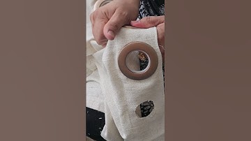 Curtain rings #asmr #shortscommunity #shortviral #sewingasmr #alterations #viralasmr