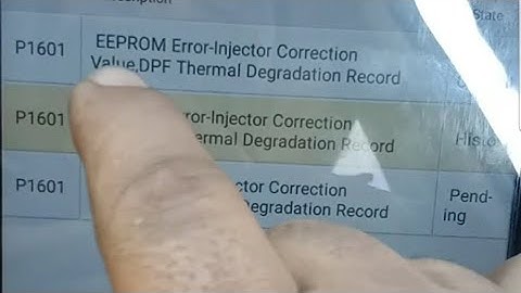 p1601 eeprom error-injector correction|| toyota hilux code || easy fixed within 2 min