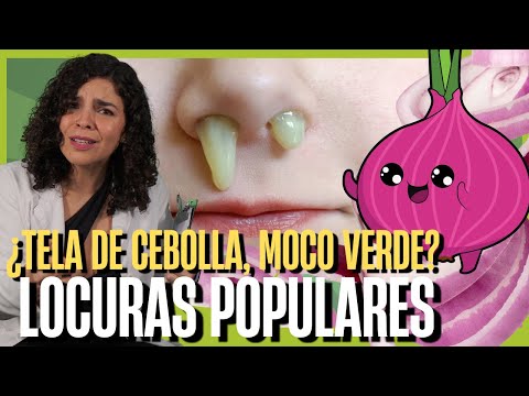 ¿LA TELA DE CEBOLLA AYUDA A CURAR HERIDAS? ¿MOCO VERDE = ANTIBIOTICOS?