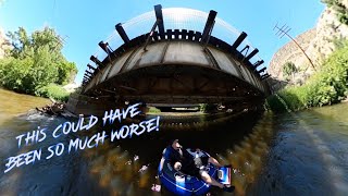 Scary Tubing experience on Utah’s Weber River ( could have ended badly…..)