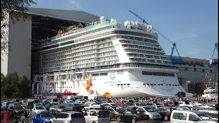 Incredible Mega Cruise Ships Manufacturing Process. Amazing Time-Lapse Big Ship Building Launch