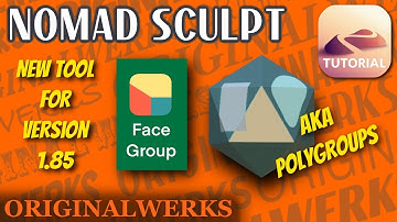 Nomad Sculpt Tutorial: Face Groups AKA Polygroups