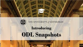 Introducing ODL Snapshots