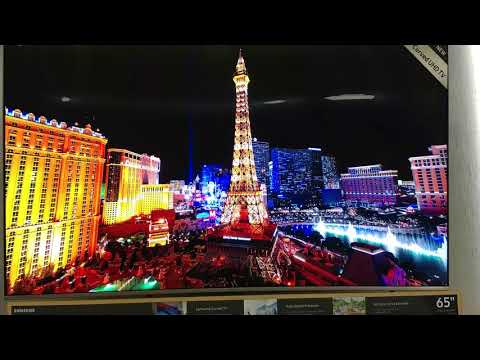 New Samsung 65" curved 4K UHD TV - MU8500