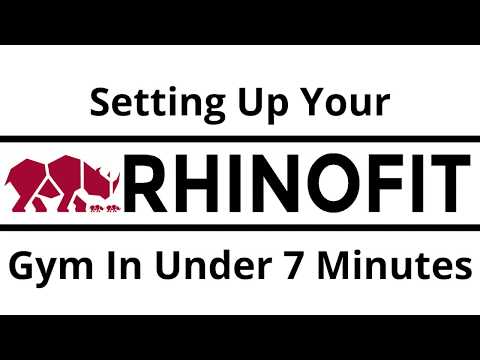 Setting up Your RhinoFit Gym in Under 7 Minutes