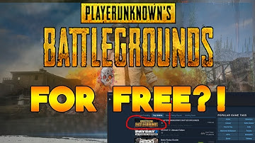 How To Get PUBG/CSGO For FREE (Free Steam Games 2017/2018)