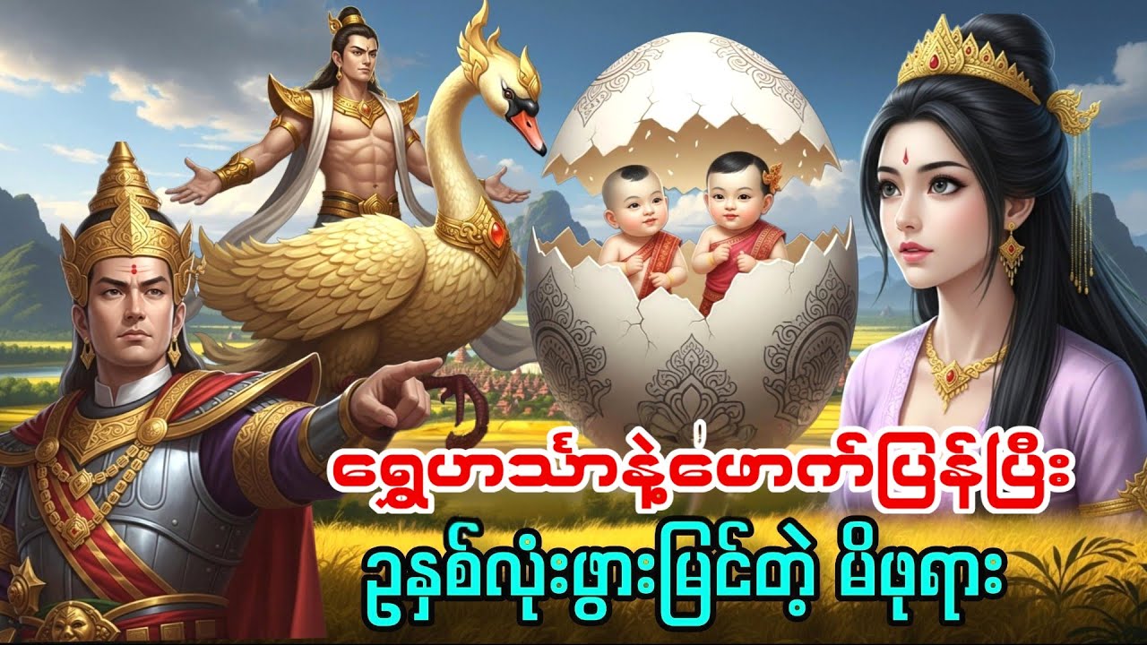 ရွှေဟင်္သာနဲ့ ‌ဖောက်ပြန်ကာ ဥနှစ်လုံးကို ဖွားမြင်ခဲ့တဲ့ မိဖုရား