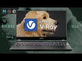 GIGABYTE AERO 15 OLED YD: V-Ray 5 Benchmark. Part 1/NVIDIA GeForce RTX 3080 Laptop(16Gb)