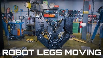 Giant Robot Leg Moving! (Behind The Scenes)