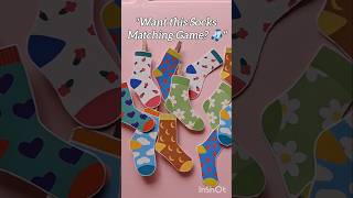 Easy Matching Game for Kids | Printable Sock Activity 🧦