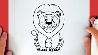 HOW TO DRAW A LION